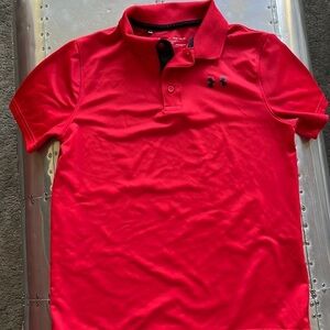 Under Armour red polo shirt - size L